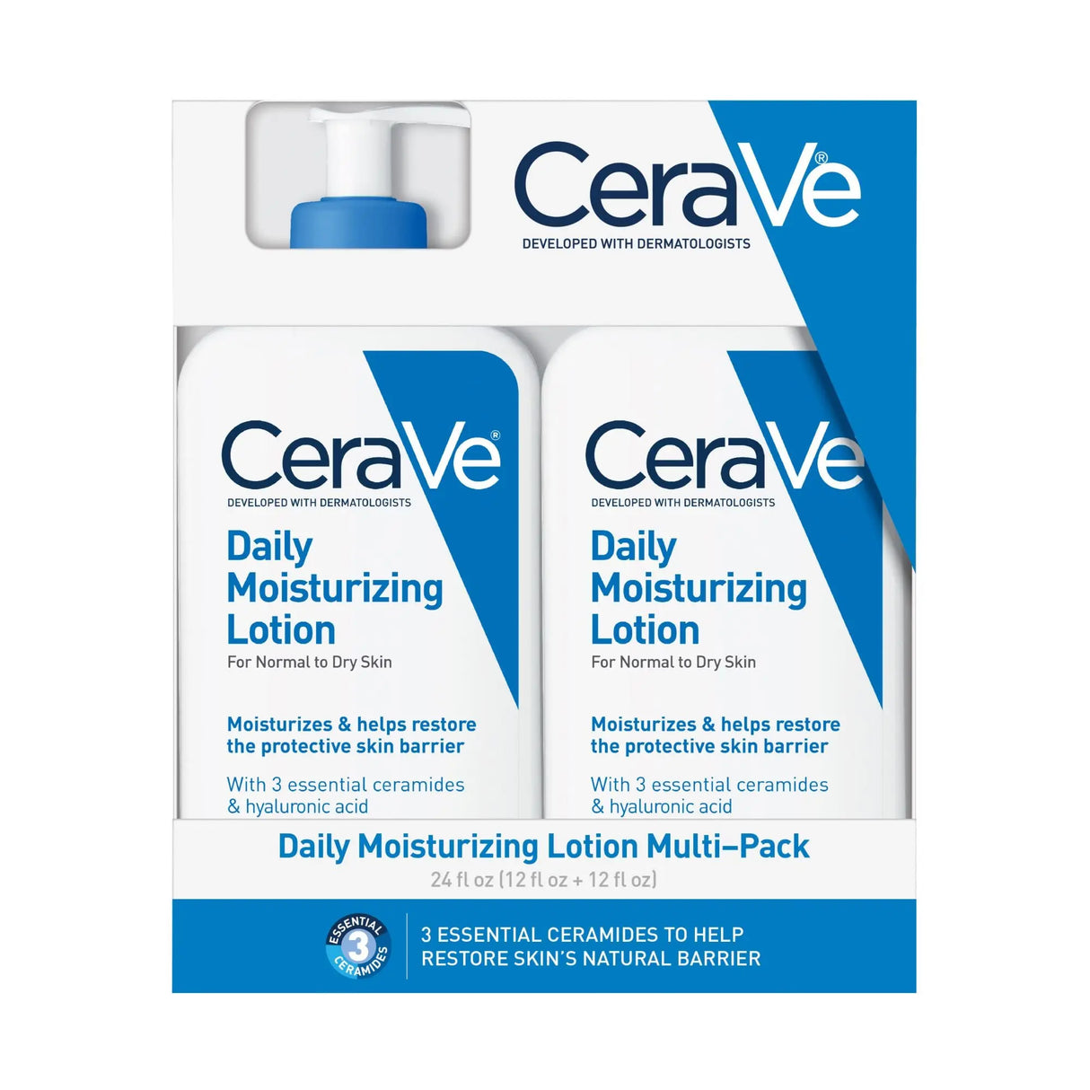 CeraVe Moisturizing Lotion (2-Pack) | Hydrating Formula with Ceramides CeraVe