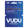 Vudu Gift Card ($25) | Rent or Buy Movies & TV Streaming Vudu