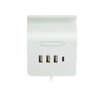 iHome 4-Port USB Charging Hub (Gray) | Organized Desktop Charging iHome