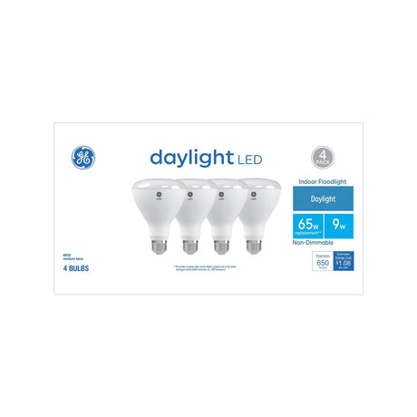 GE Â· LED BR30 65W Equivalent Floodlights 4-Pack Â· Bright Daylight Beam Home & Garden > Lighting > Light Bulbs