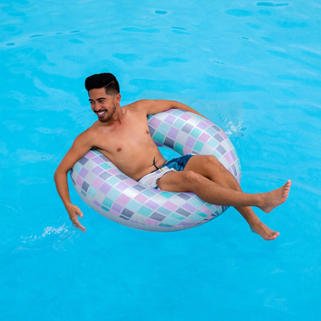 LED Disco Jumbo Pool Tube (42") | Color-Changing Beach Float PoolCandy