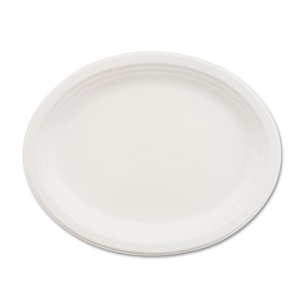 Chinet Classic Paper Dinnerware, Platter, 9.75 x 12.5, White, 500/Carton (21257CT)