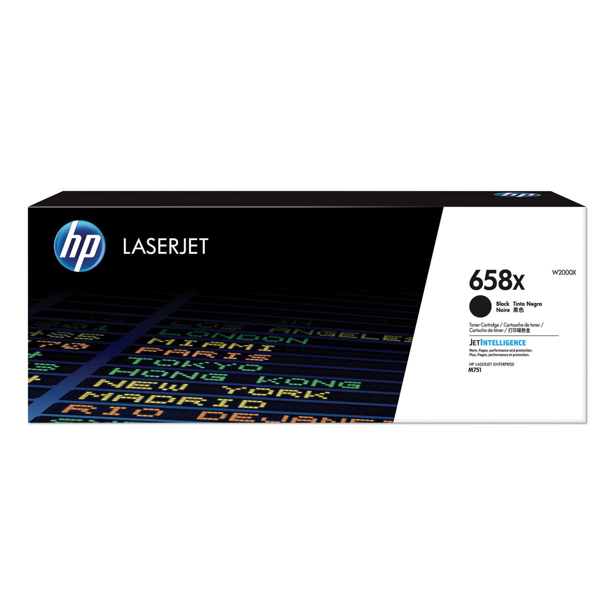 HP 658X, (W2000X) High-Yield Black Original LaserJet Toner Cartridge