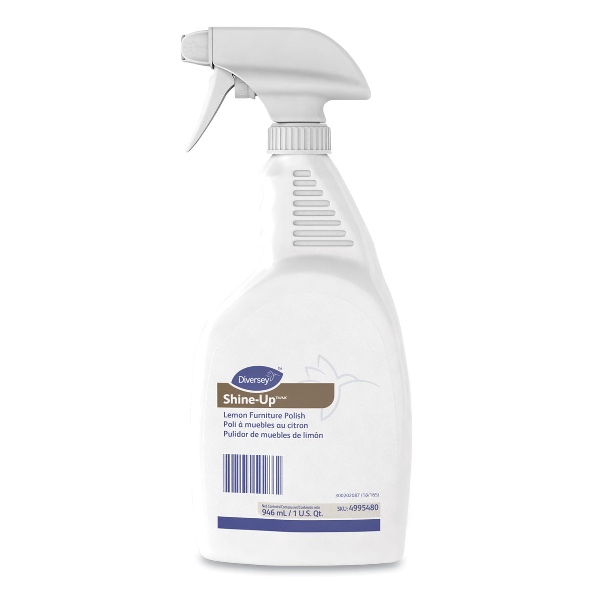 Shine-up Furniture Cleaner, Lemon Scent, 32 Oz, Trigger Spray Bottle, 12/carton