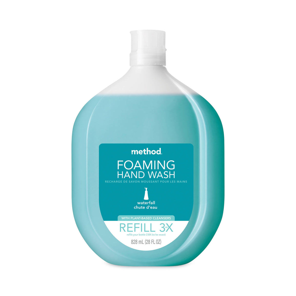 Method Foaming Hand Soap Refill Bottle, Waterfall Scent, 28 oz (328107)