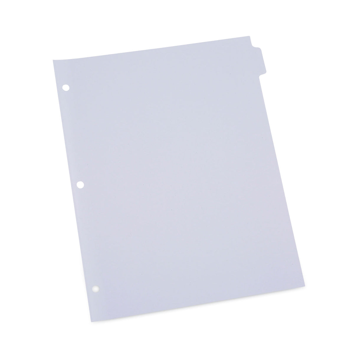 Universal Self-Tab Index Dividers, 8-Tab, 11 x 8.5, White, 24 Sets (UNV20845)