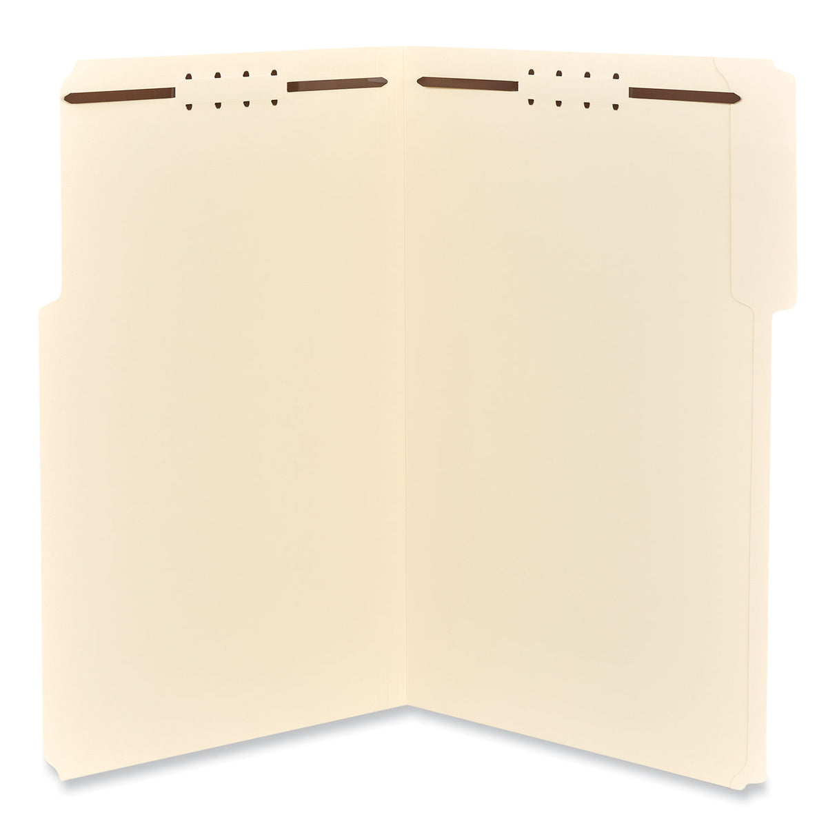 Universal Reinforced Top Tab Fastener Folders, 0.75" Expansion, 2 Fasteners, Legal Size, Manila Exterior, 50/Box (UNV13520)