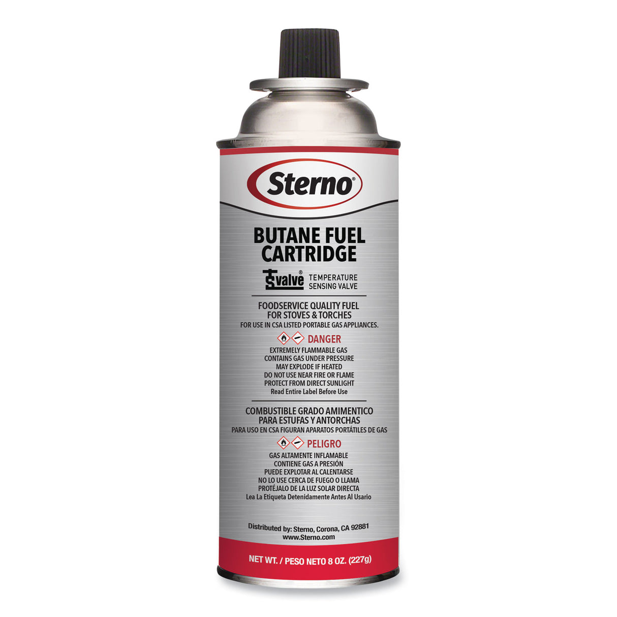 Sterno Butane Fuel Cartridge, 8 oz (50162)