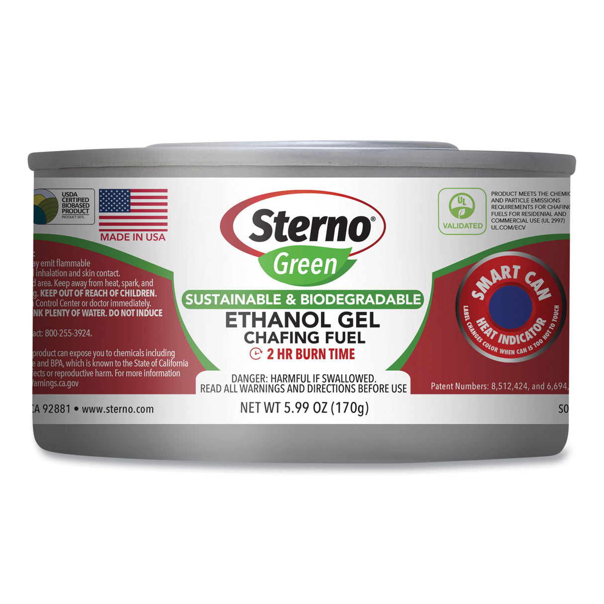 Sterno Ethanol Gel Chafing Fuel Can, 170 g, 72/Carton (20612)