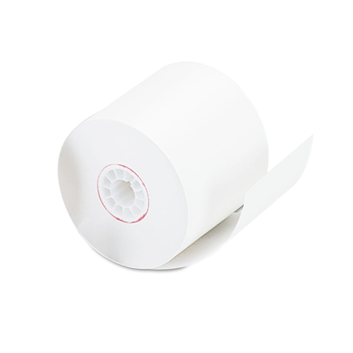 Universal Impact and Inkjet Print Bond Paper Rolls, 0.5" Core, 2.25" x 128 ft, White (UNV35705RL)