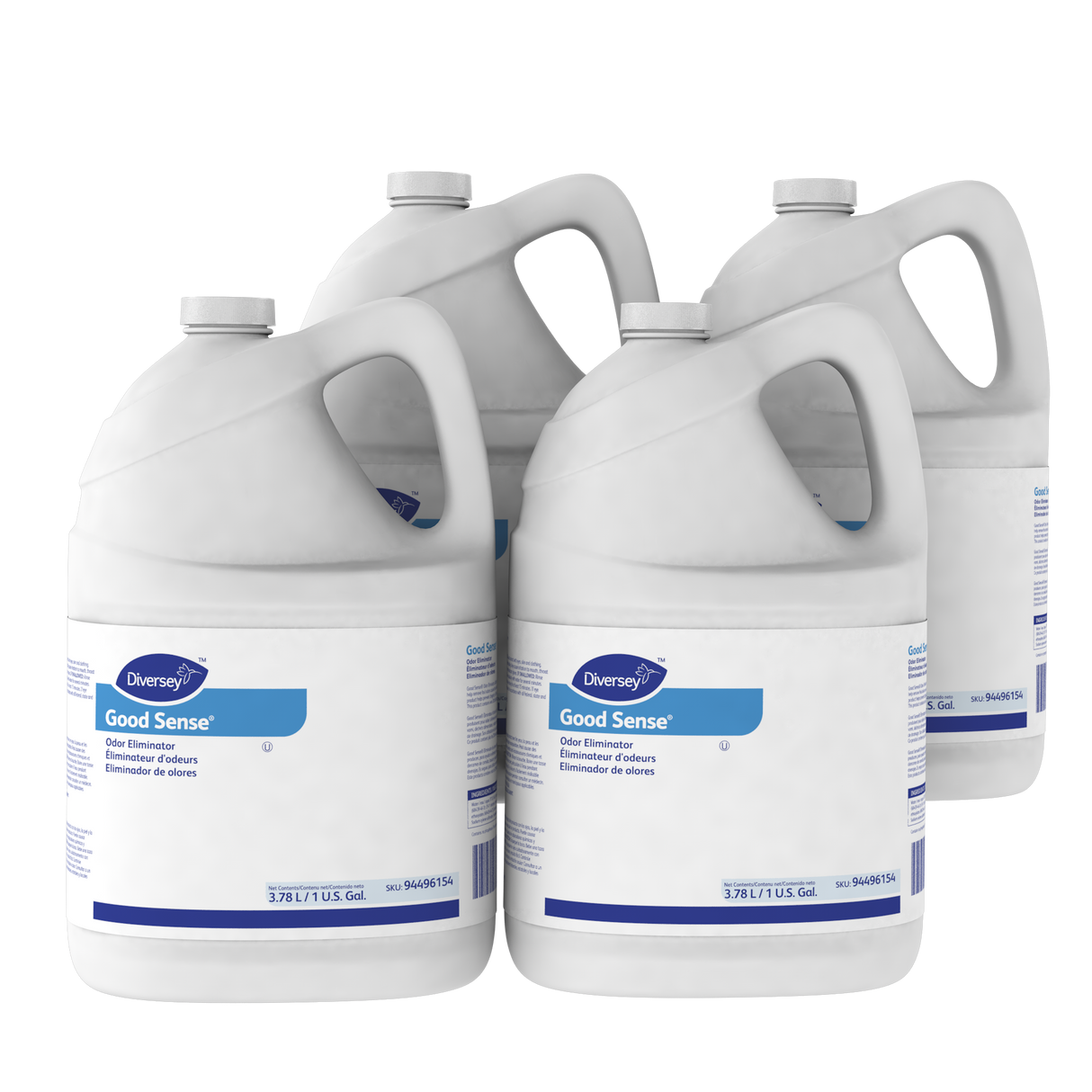 Diversey Good Sense Odor Eliminator, Fresh, 1 gal, 4/Carton (94496154)